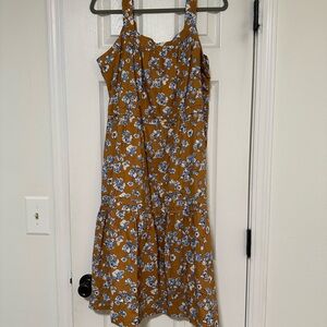 Pact Cotton Midi Dress